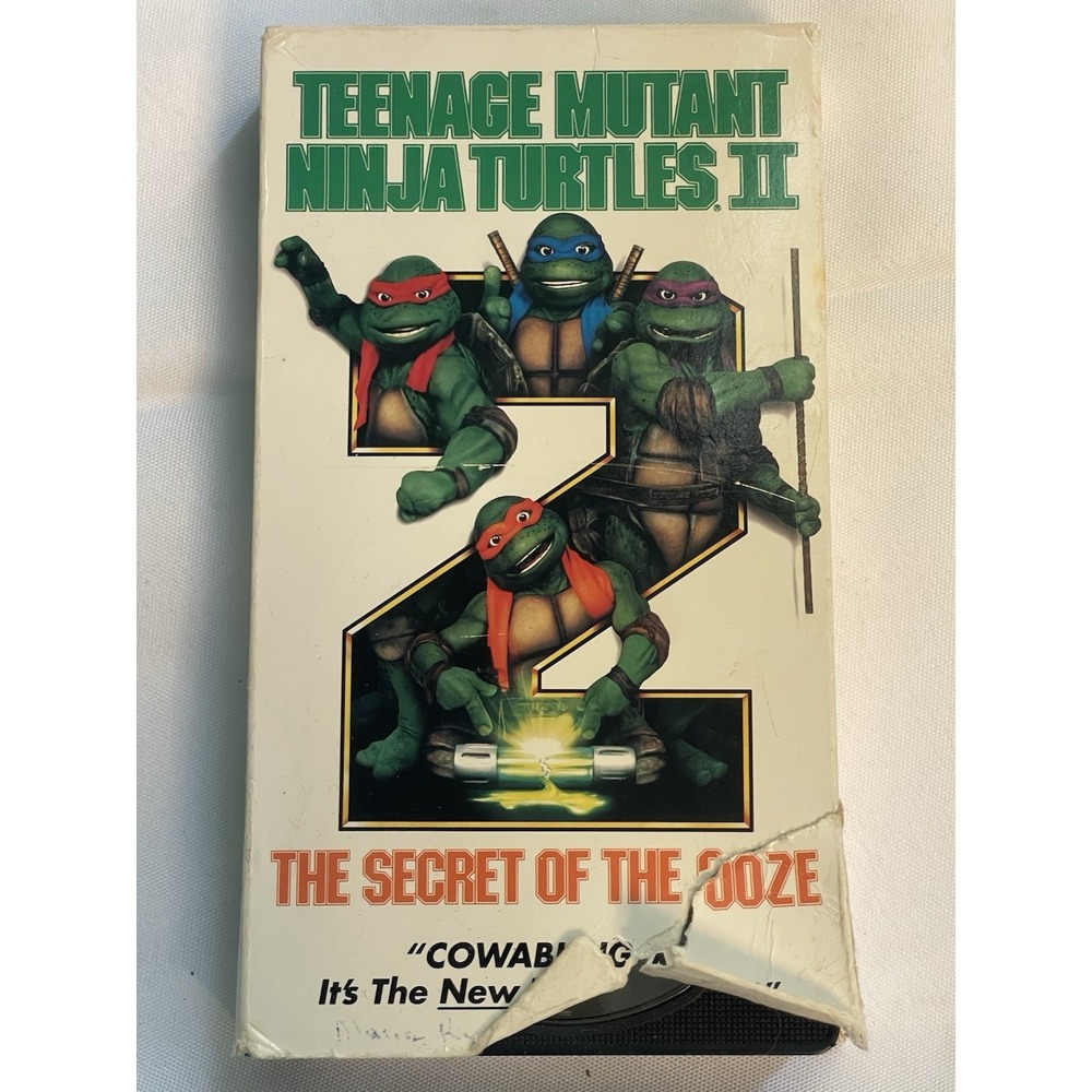 Teenage Mutant Ninja Turtles 2 - The Secret of the Ooze (VHS, 1991)